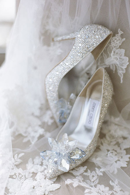 Limited Cinderella Glass Slipper Sandals,crystal Wedding Shoes