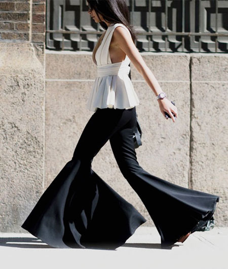 How to Wear Flared Pants Like Chic Parisian Girls