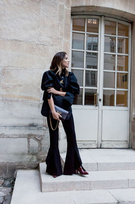 How to Wear Flared Pants Like Chic Parisian Girls