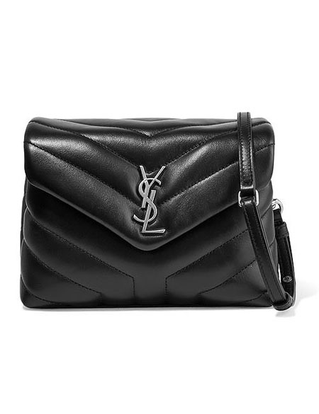 Saint Laurent Loulou Toy Quilted Leather Shoulder Bag, $1,190, NET-A-PORTER.COM