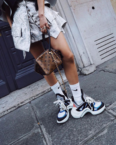 Your Jeans Are Calling For These Louboutin Sock Sneakers