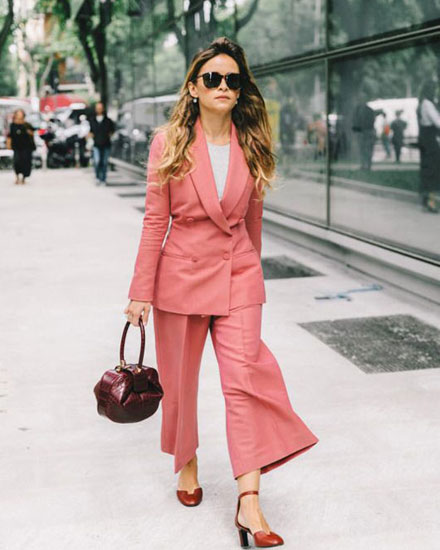 How to Wear a Pink Suit Like a Hipster