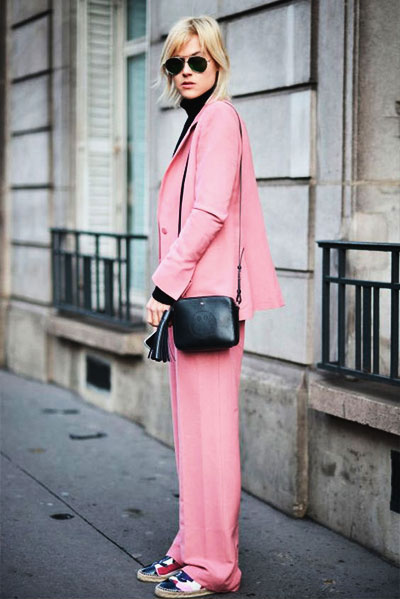 How to Wear a Pink Suit Like a Hipster