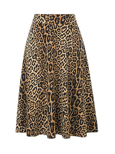 oalka, Skirts, Oalka Leopard Print Activewear Skort Nwt